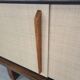 Vintage brutalist sideboard design 1970s