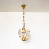 Brass and glass chandelier by Sölken