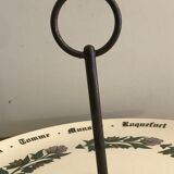 Gien 1970 earthenware cheese platter