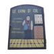 Boite à clés en bois peint