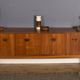 Restored 1960s Retro Long Nathan Corinthian Teak & Rosewood Sideboard