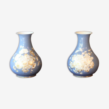 Pair of porcelain XIX vase