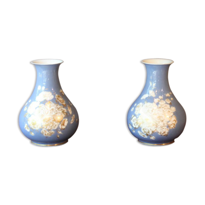 Paire de vase en porcelaine XIX