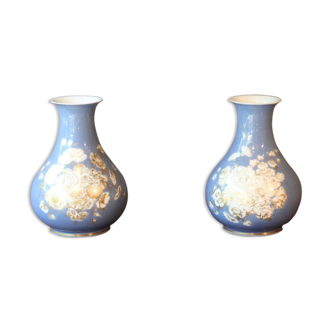 Pair of porcelain XIX vase
