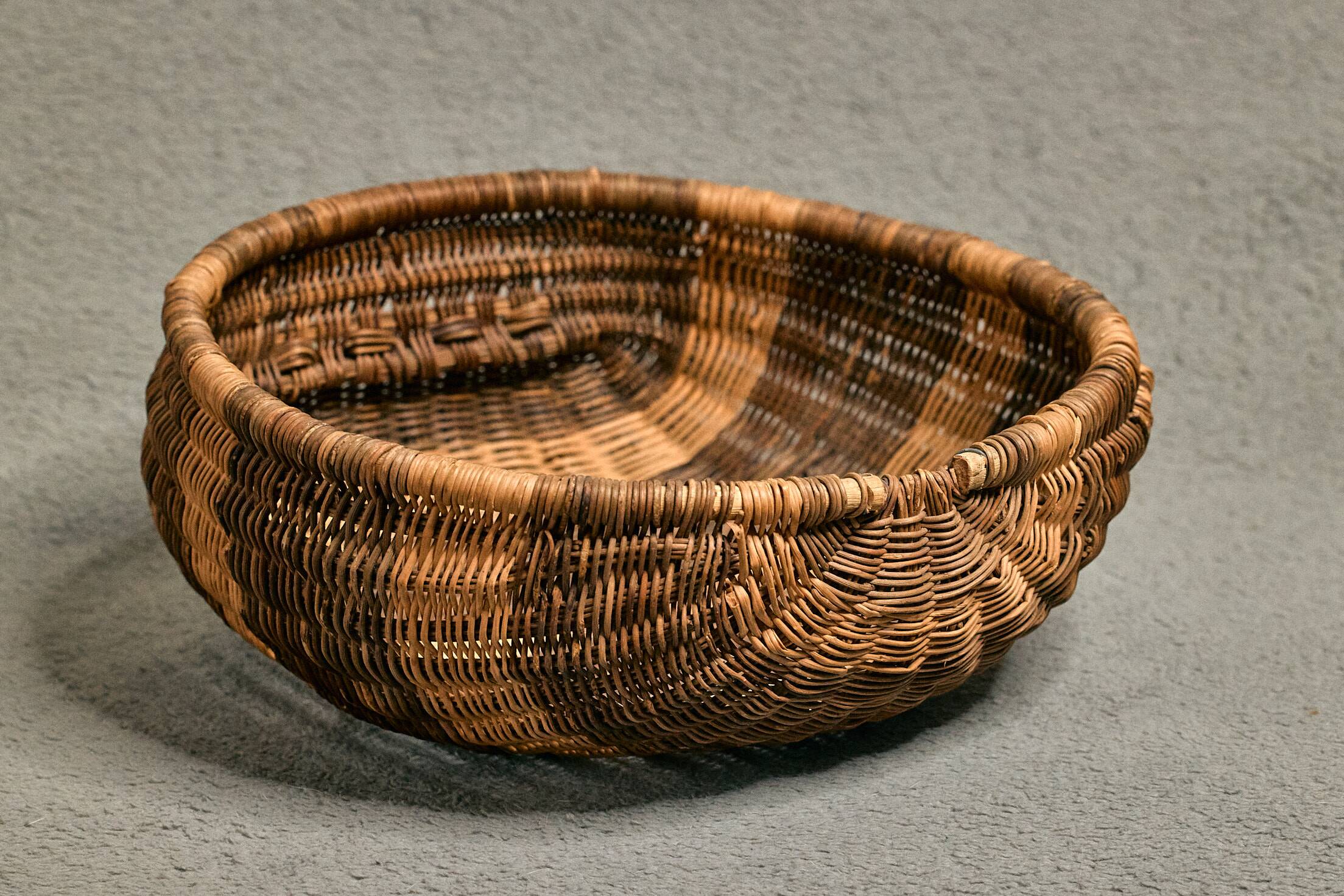 Osier, panier, corbeille, dépose, fourre-tout, courses, décoration