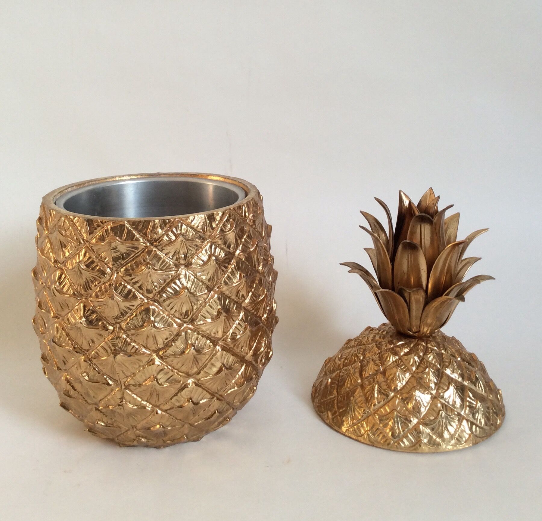 Mauro Manetti gold pineapple ice bucket