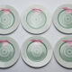 6 dessert plates Hermès Peonies 16 cm