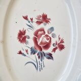 Oval dish Nina Rosa de Digoin