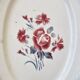 Plat ovale Nina Rosa de Digoin