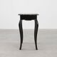 19th Century Black Wooden Side Table with Drawer, France