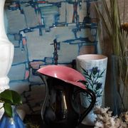 Bicolor pitcher of the Norman Potteries of Louviers 50s