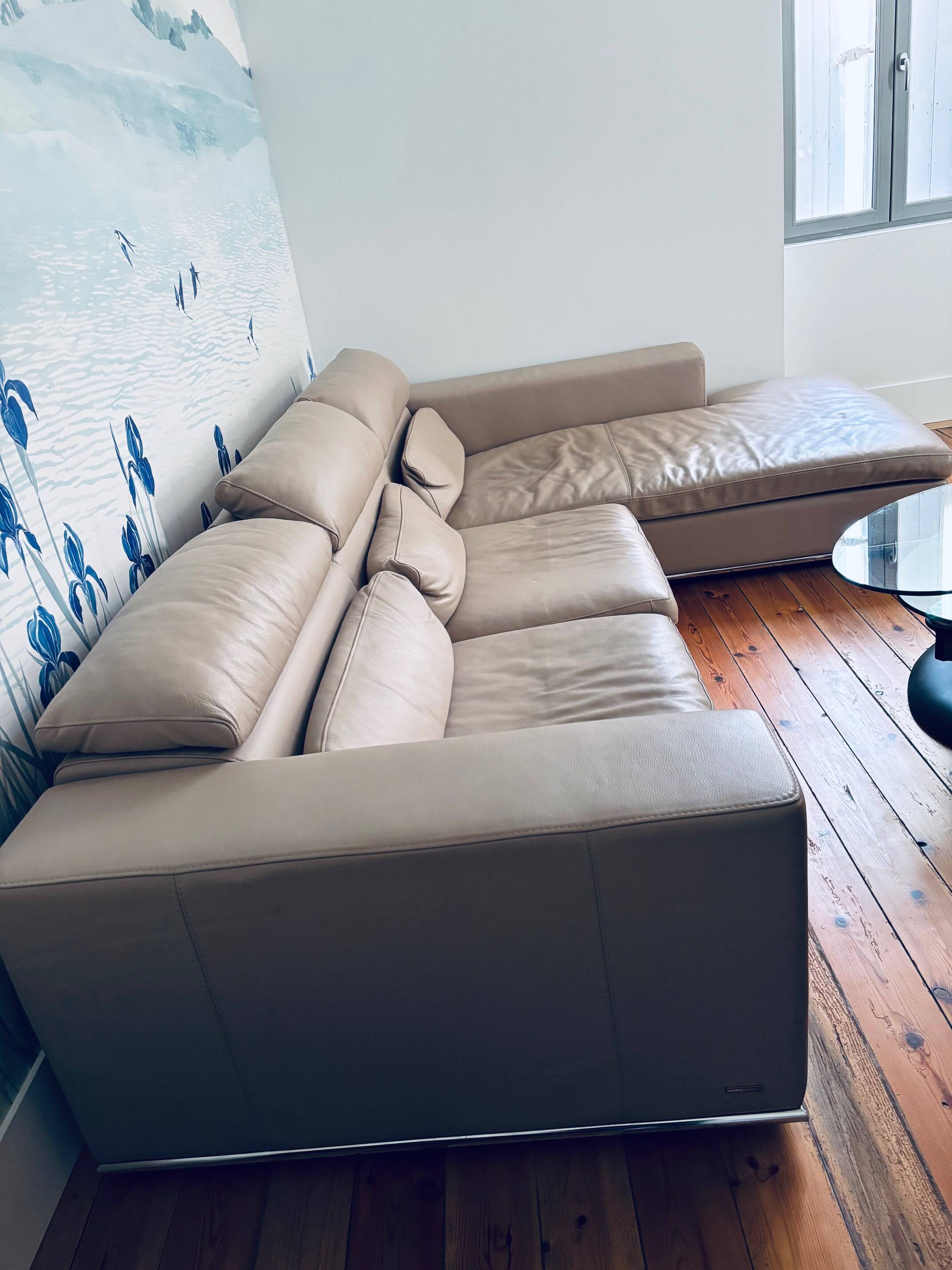 leather sofa Roche Bobois