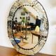 1950s Oval Venetian Glass Mirror - 636008