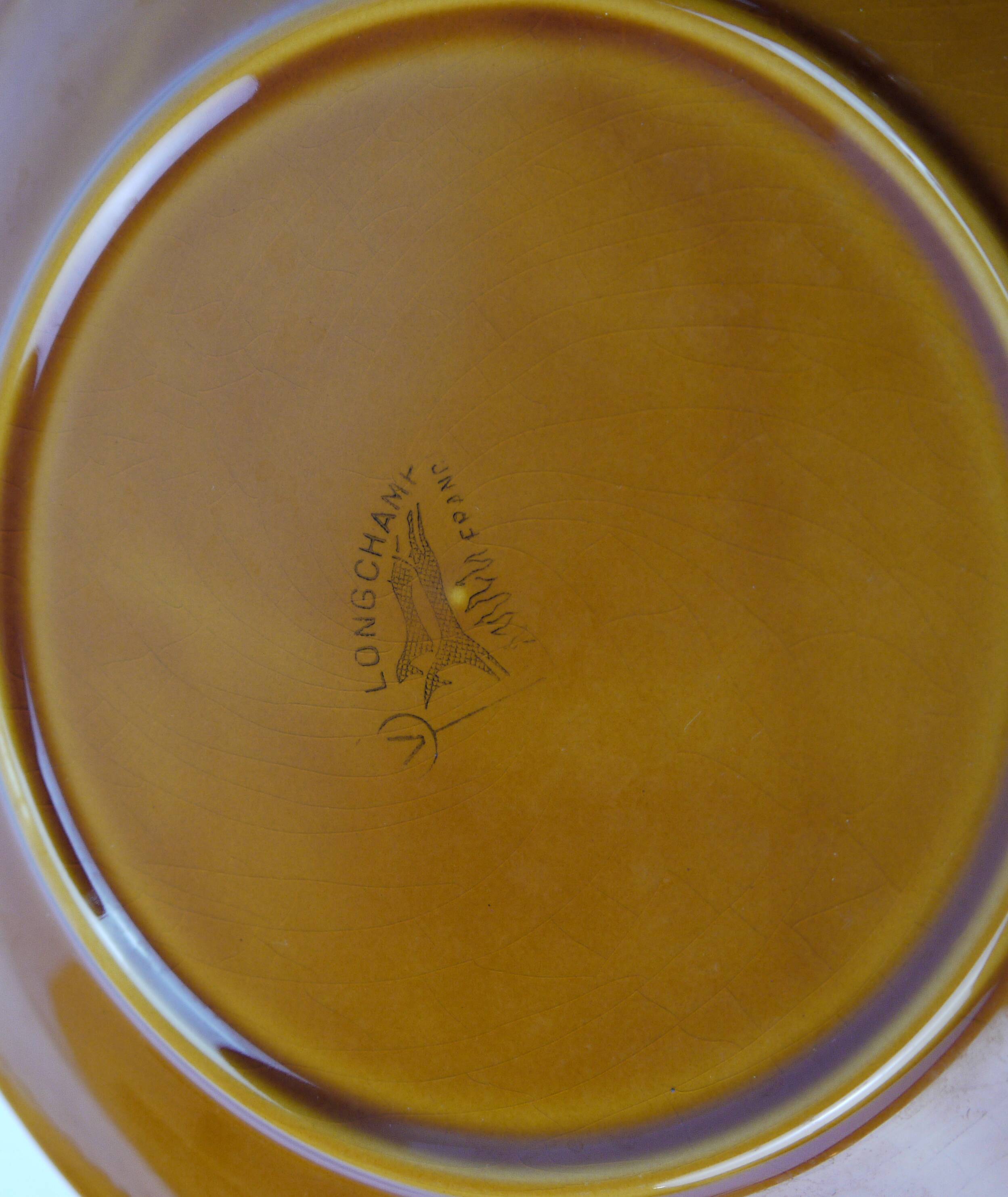 Six flat plates Longchamp