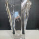 Asymmetrical crystal vase from Sèvres, 1970s.