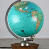 Mid-century Illuminated Glass Globe, 60s