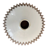 Vintage white opaline suspension