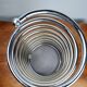 Vintage chrome spring-shaped umbrella stand