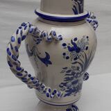 Covered pot in earthenware