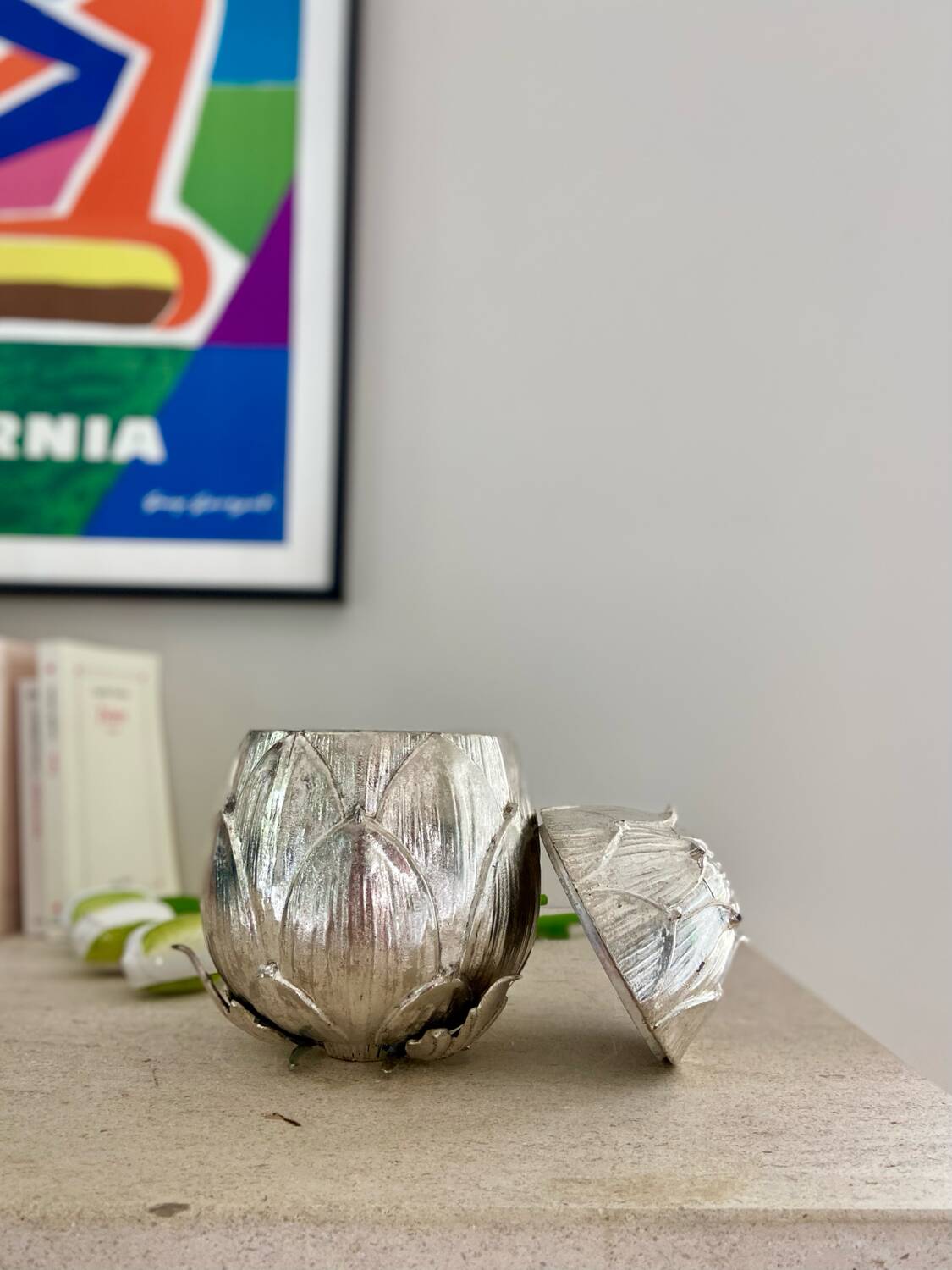 "Artichoke" ice bucket by Mauro Manetti for Fonderia Darte - circa