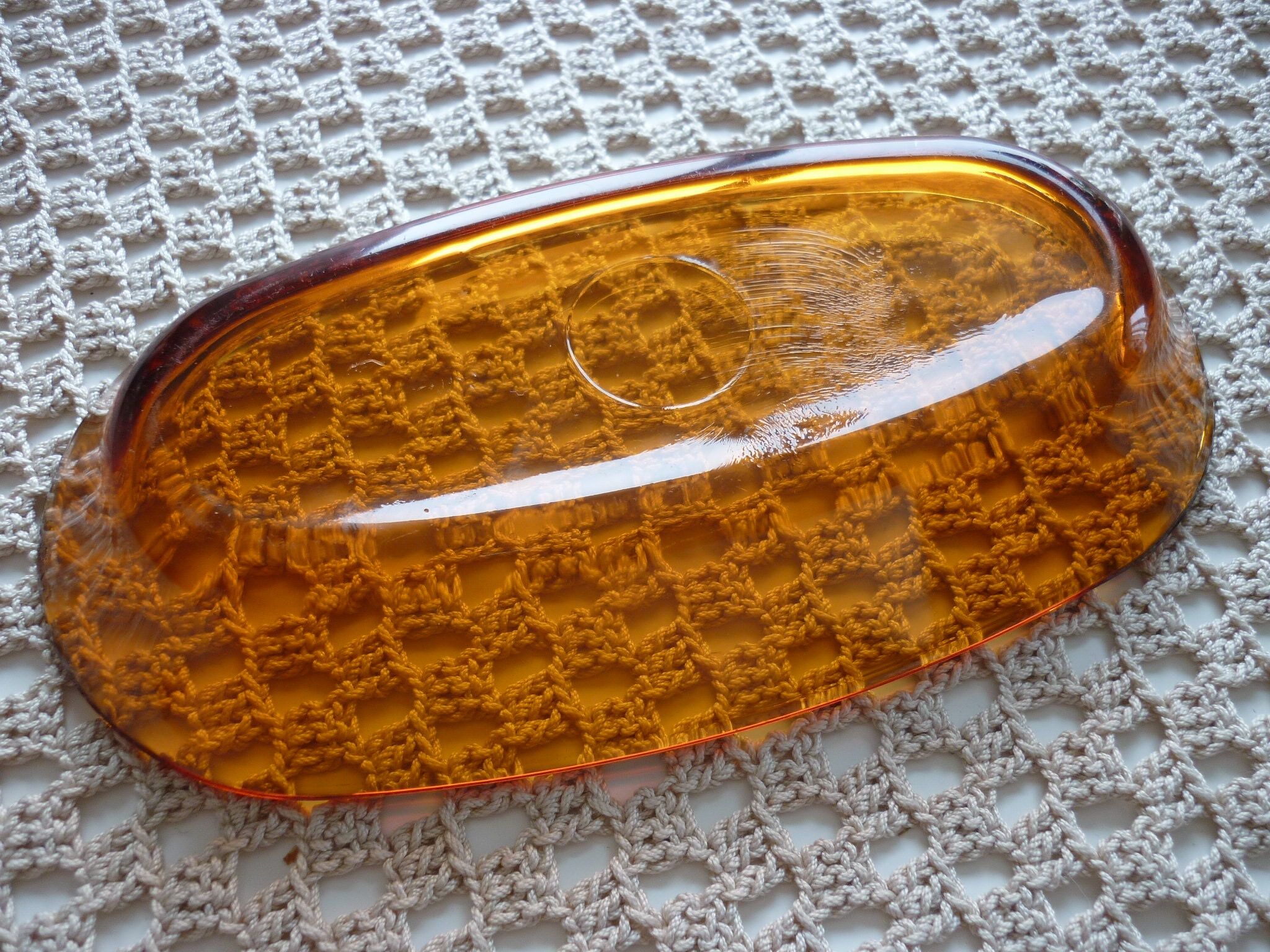 Duralex dish in amber glass 36 cm