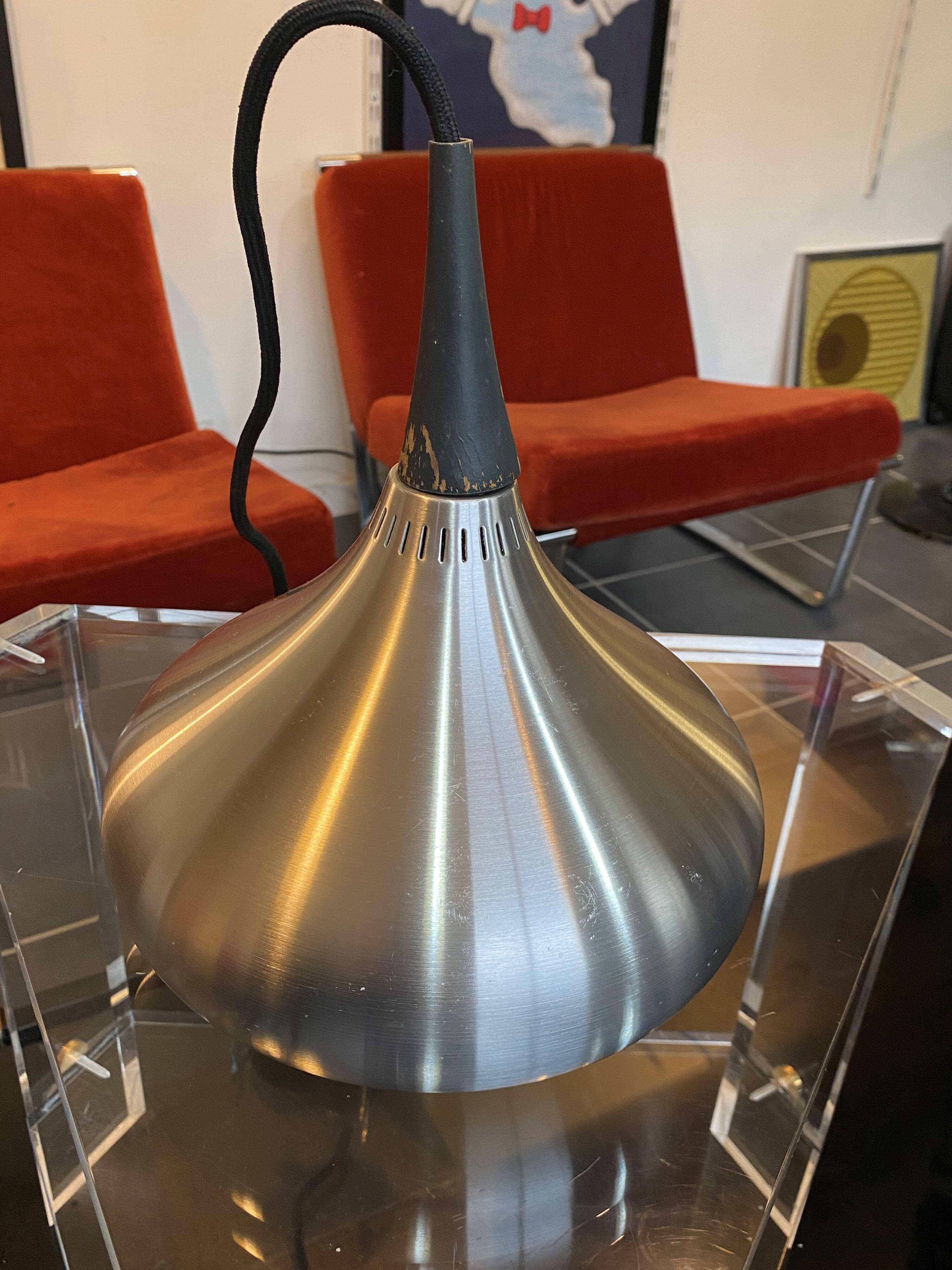 Pendant lamp n1 aluminum aluminum Johannes Hammerborg Fog & Morup Denmark