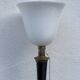 Mazda Art Deco Table Lamp with Original Milk Glass Shade
