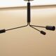 Frandsen pendant lamp black metal three arms 2000s