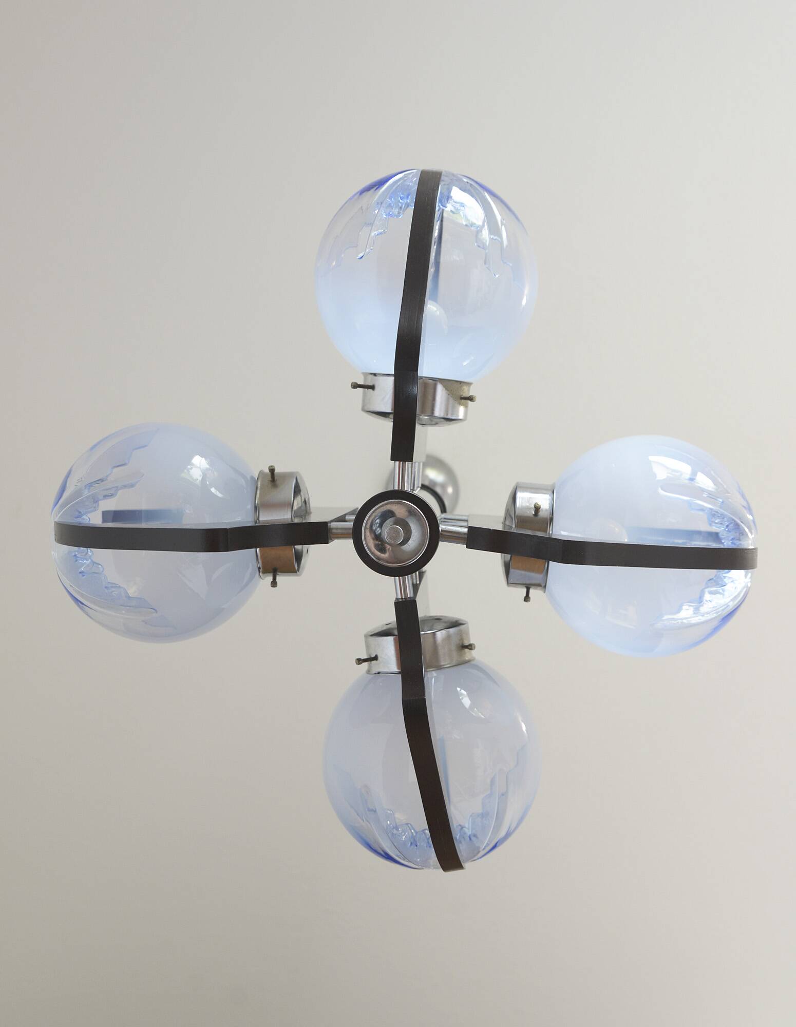 Vintage Pendant Light Murano Lamp Mazzega Style Light Fixture Sputnik