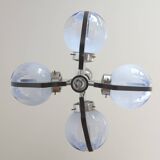 Vintage Pendant Light Murano Lamp Mazzega Style Light Fixture Sputnik