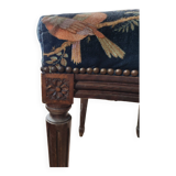 Paire de chaises style Louis XVI dossier médaillon
