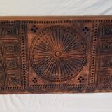 Frieze - carved wooden pediment - Islamic art