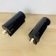 Pair of vintage black Ikea V413 roller wall lights
