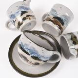 HIGHLAND STONEWARE coffee service, second hand.