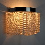 Wall lamp by Kaiser Leuchten in frosted glass Germany 1960