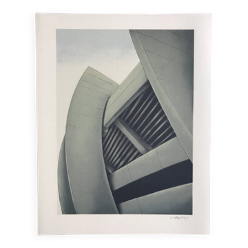 A. le foll, parc des princes, 1978. original lithograph signed in pencil.