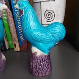 Chinese porcelain roosters bookends