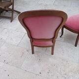 Armchair and chair Louis Philippe