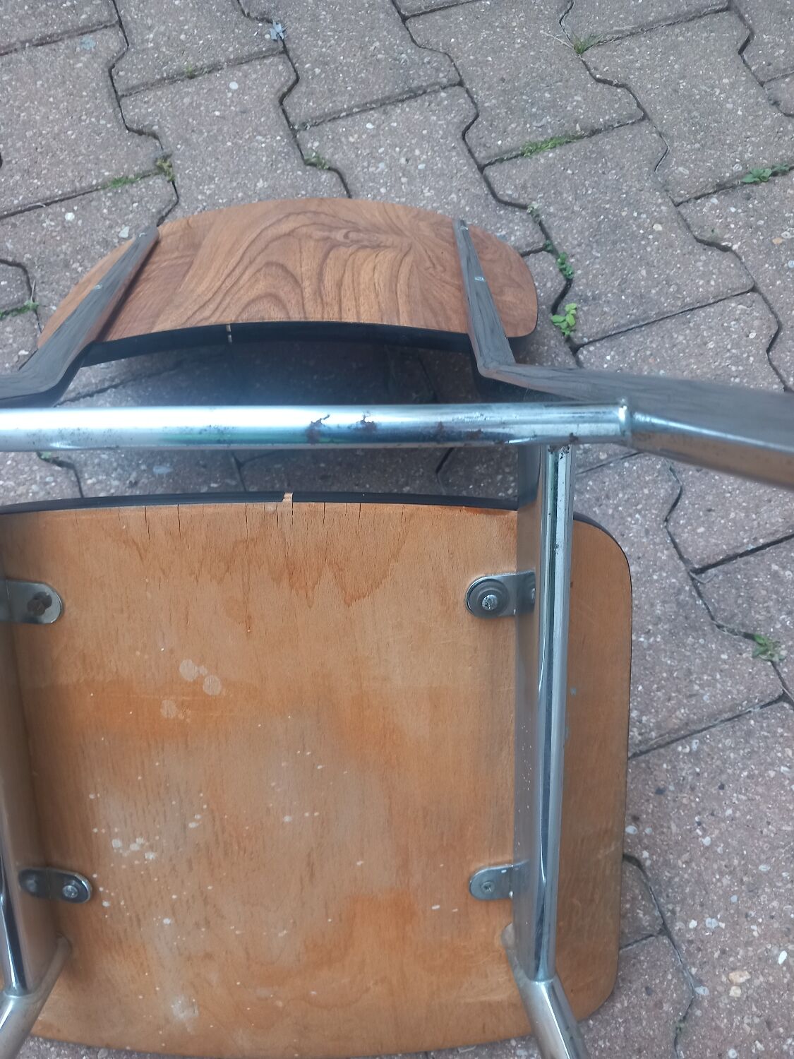 Chaise vintage formica