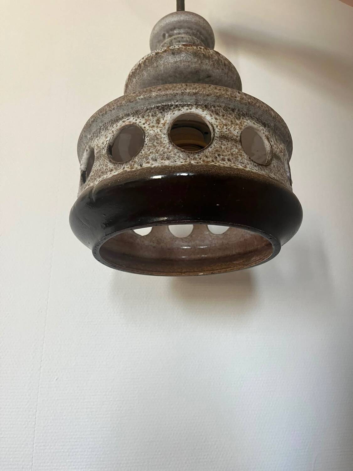 Mid-century ceramic ceiling light