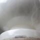 Vintage alabaster white bowl or catchall, Italy 1960s-70s.