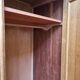 Cross-braced wardrobe