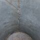 Old thick zinc farmhouse seal