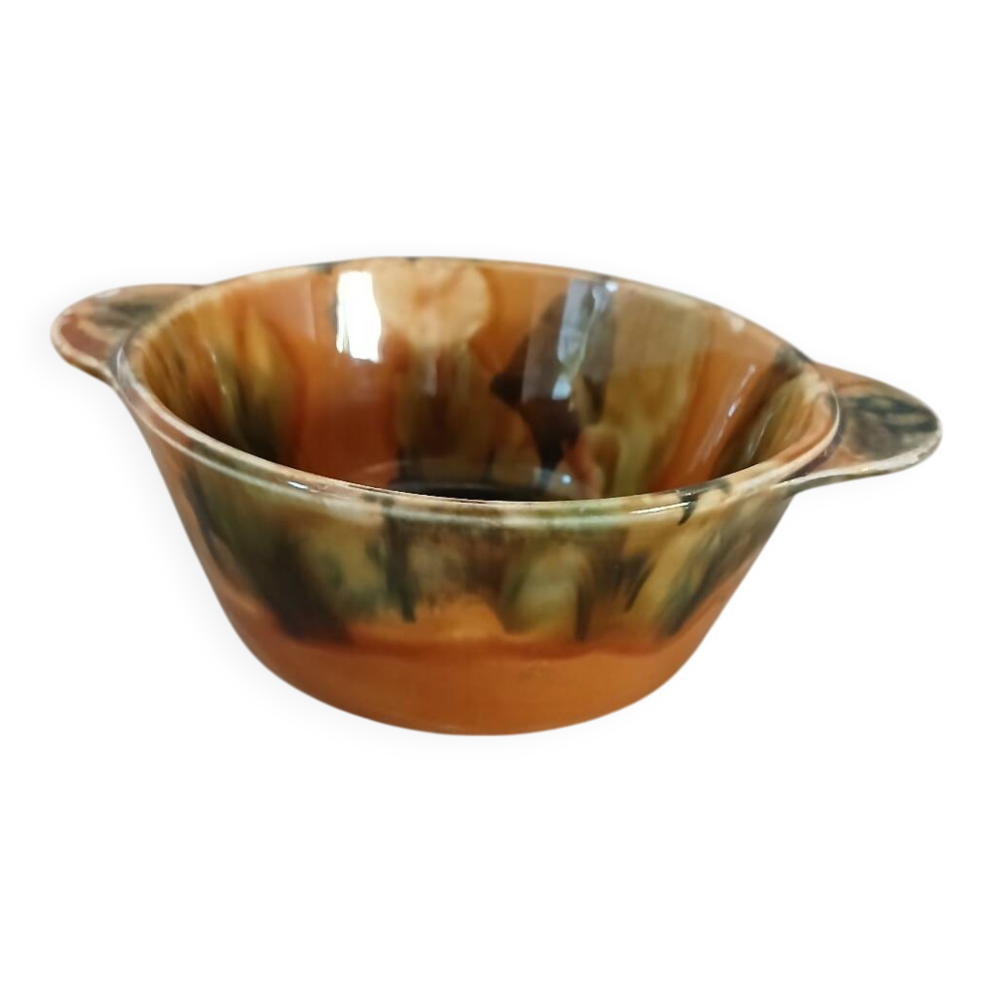 Old ear bowl Digoin and Sarreguemines