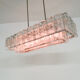 Glass chandelier by Doria, Germany 1960s