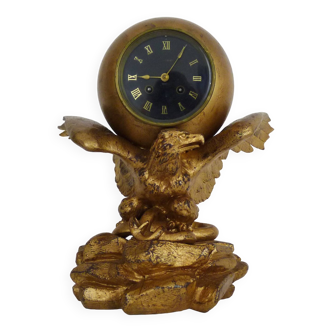Eagle clock Dufaud Paris sculptor J.Gautier. 19th