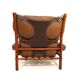 Arne Norell Inca chair with ottoman for Norell AB