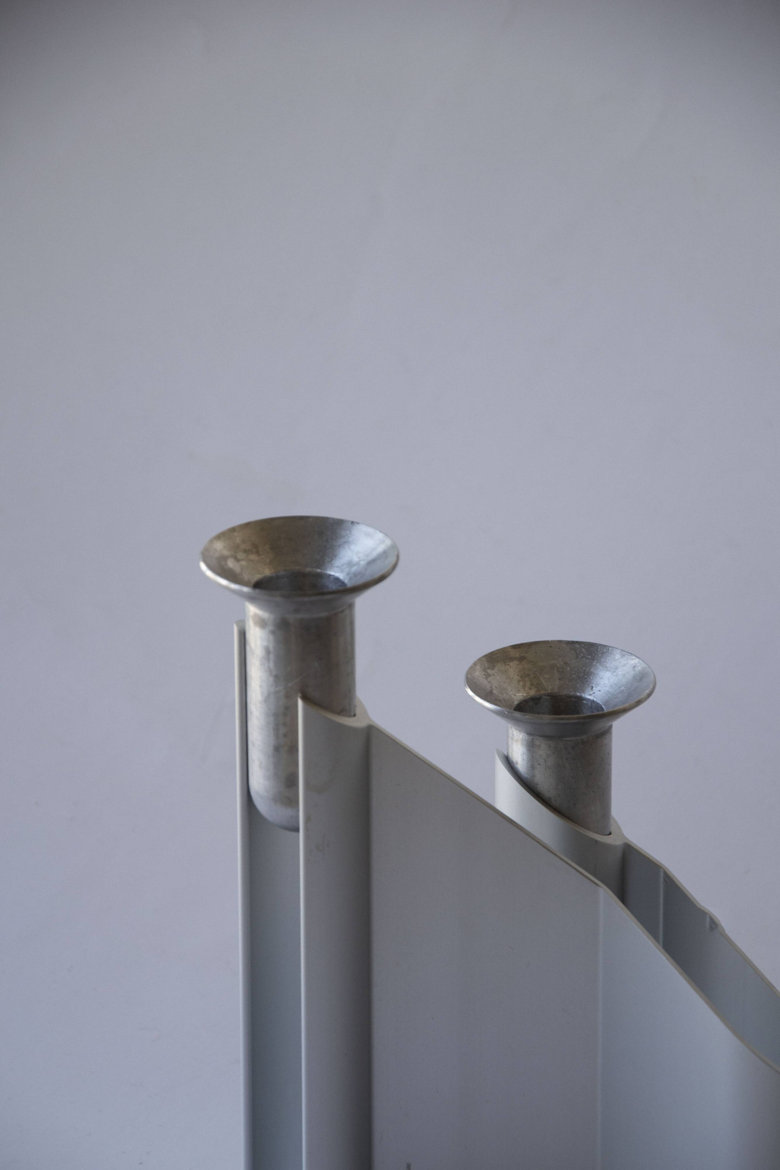 Chandelier double « Labyrinth » par Lene Munthe pour Georg Jensen, 1990s