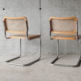Pair of Cesca B32 chairs by Marcel Breuer