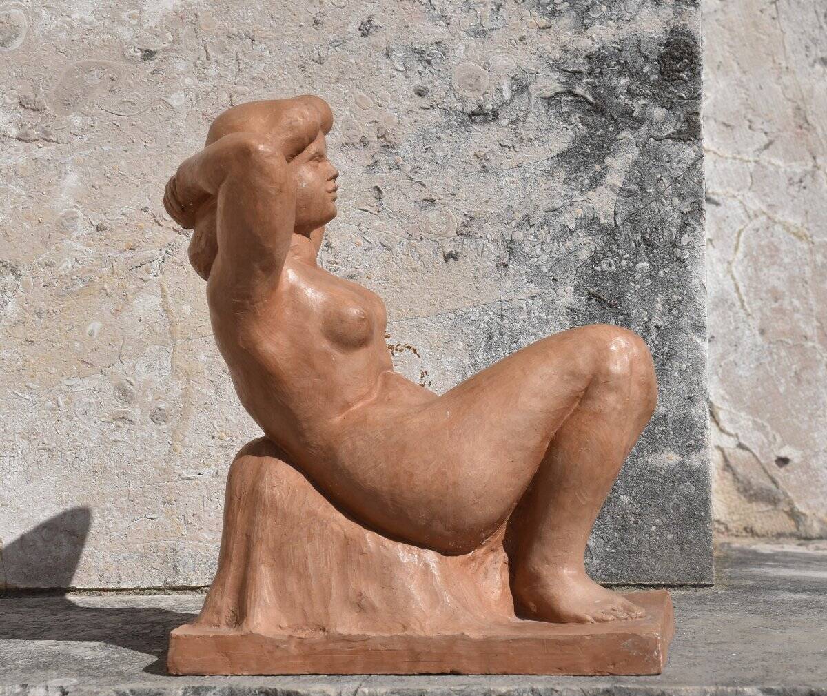 L. Ollivier, Woman Sitting (1947)